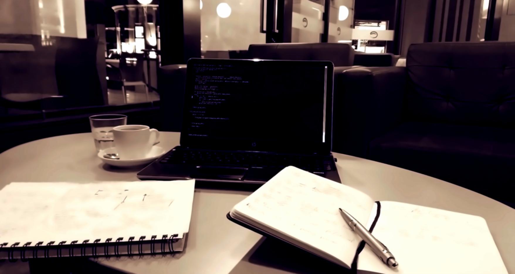 Students working on responsive web design projects in a collaborative learning environment