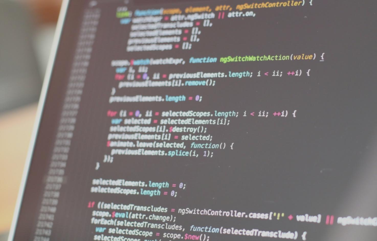 Modern responsive web design workspace with multiple devices